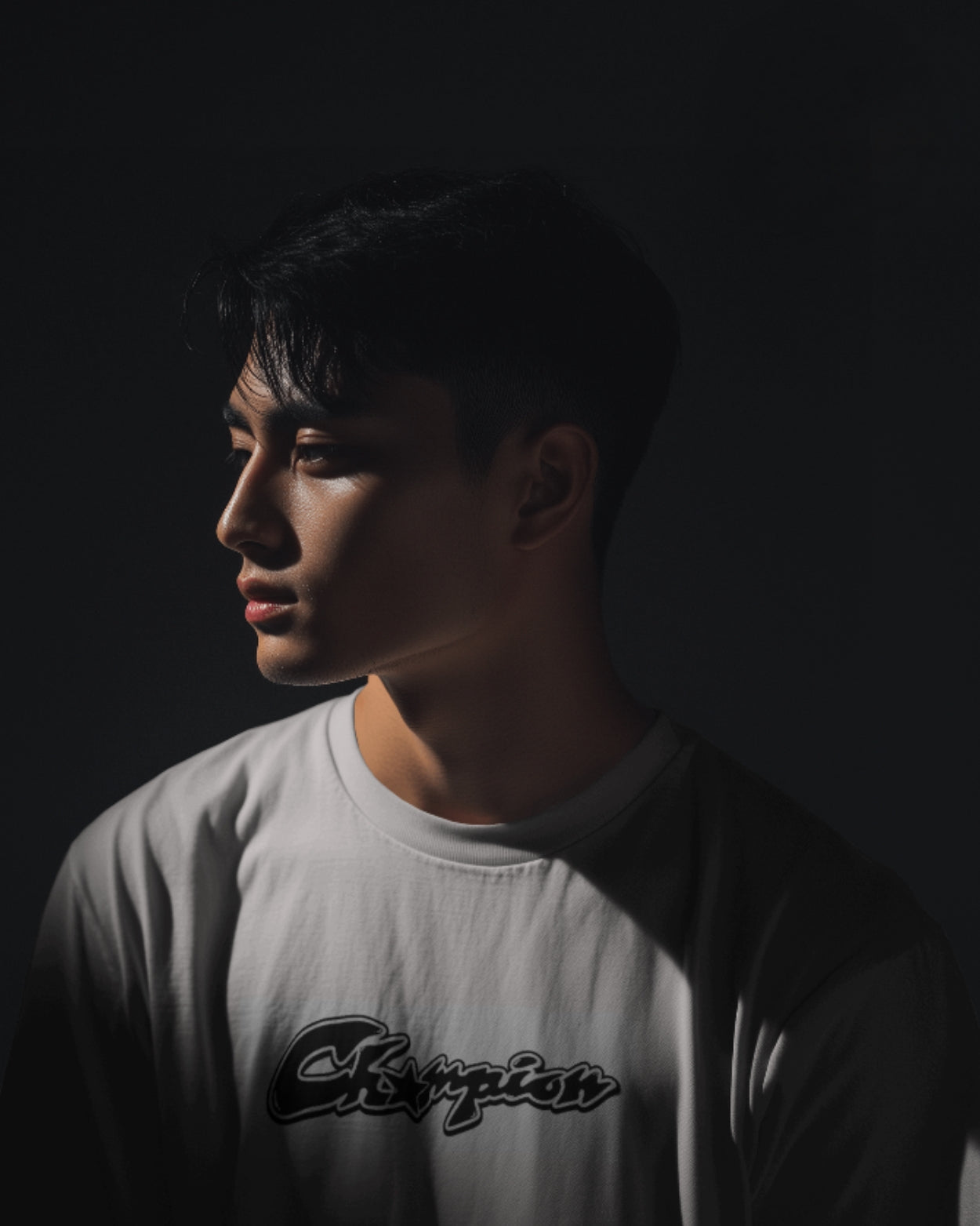 Vizaryx Man's Oversized Graphic Champion Tee