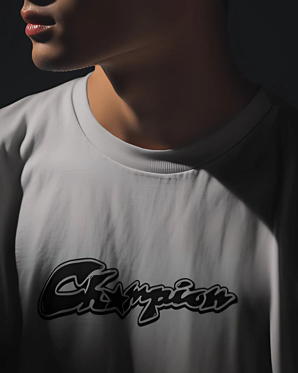 Vizaryx Man's Oversized Graphic Champion Tee
