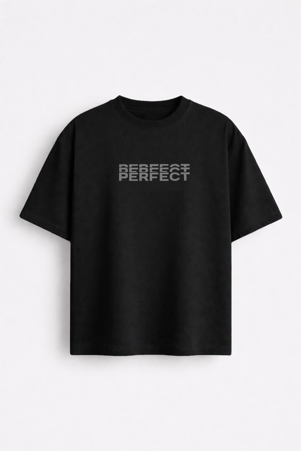 Vizaryx Perfect Oversized Tee – Jet Black