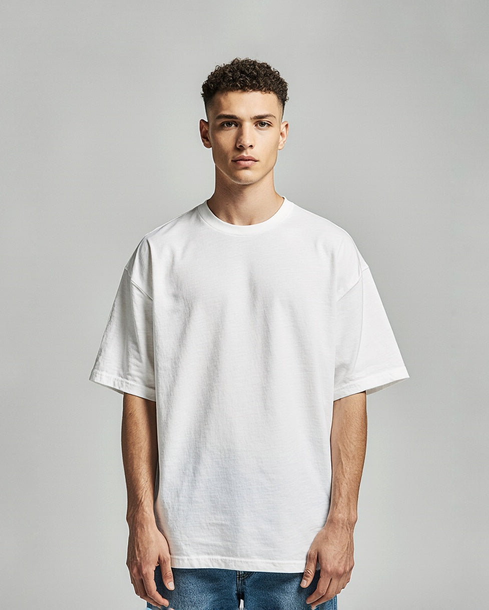 Vizaryx Minimal Oversized Tee – White