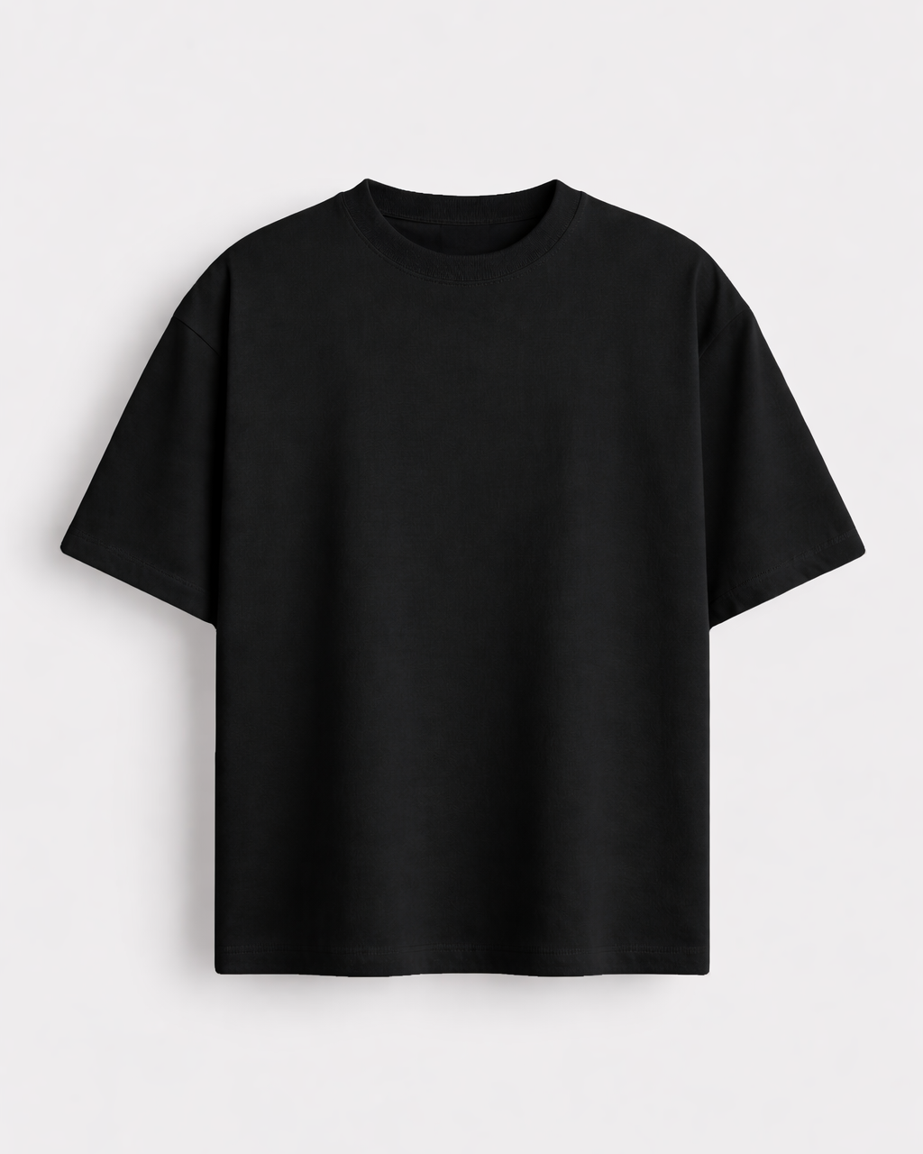 Vizaryx Minimal Oversized Tee – Jet Black